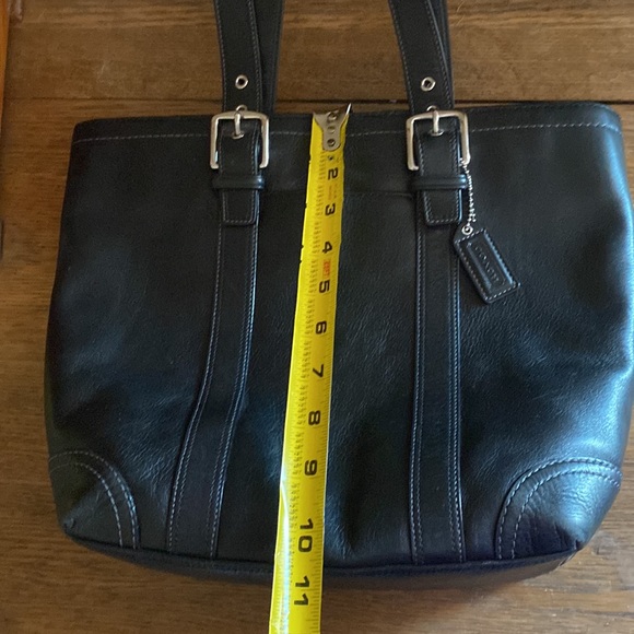 Coach Hampton F10194 vintage black leather shoulder bag - Picture 13 of 13